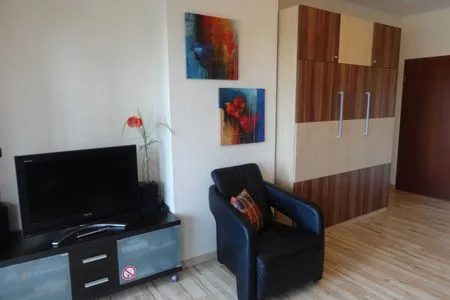 Wohnzimmer (STR74a) Ferienwohnung "Seaside Club"
