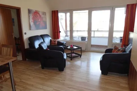Wohnzimmer (STR74a) Ferienwohnung "Seaside Club"