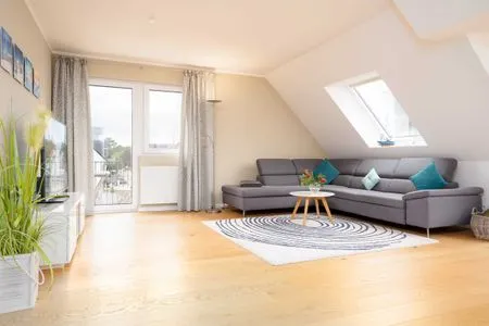Wohnzimmer (STR92b) Ferienwohnung "Strandzeit"
