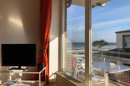 Wohnzimmer (STR115) Ferienwohnung "Haus Ostseeblick"
