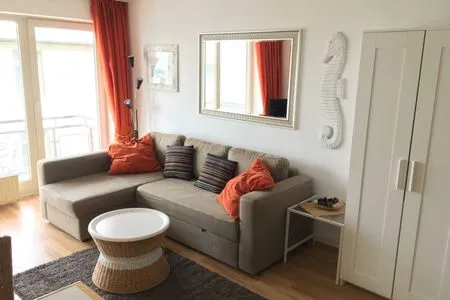 Wohnzimmer (STR115) Ferienwohnung "Haus Ostseeblick"