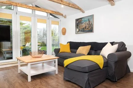 Living room Ferienanlage Poschmann Strohboden