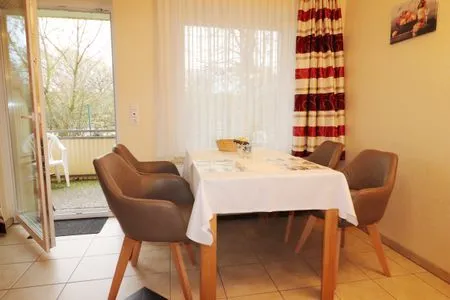 Wohnzimmer Haus am Kurpark Wohnung 1