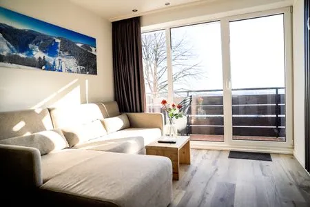 Wohnzimmer Smart Resorts Haus Saphir Ferienwohnung 508