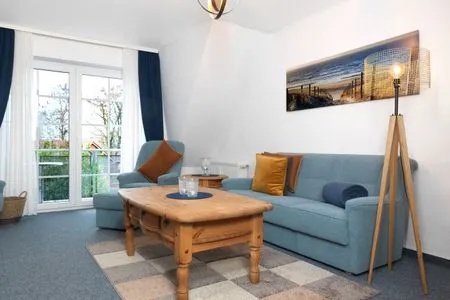 Wohnzimmer Landhaus am Meer Kleine Krabbe