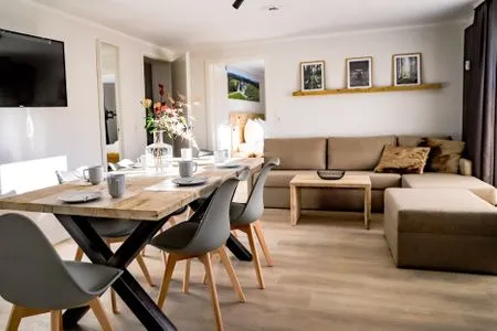 Wohnzimmer Smart Resorts Haus Saphir Ferienwohnung 502