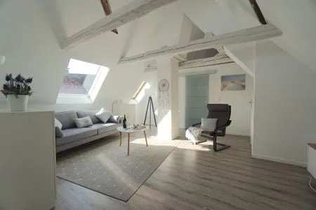 Wohnzimmer Ferienwohnung Blauzahn