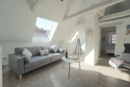 Wohnzimmer Ferienwohnung Blauzahn