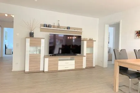 TV / Multimedia Ferienwohnung Freyja an der Hafenspitze: Komfort und Nähe zum Strand