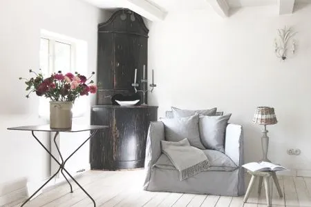 Wohnzimmer Romantische Ferien unter Reet an der Schlei - Reetdachhaus Frau Schröders - Urlaub in Ostseenähe