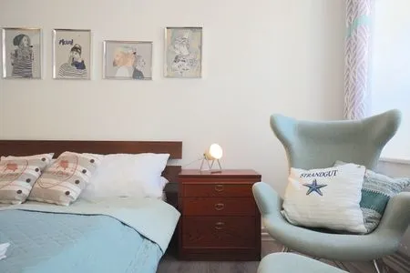 Schlafzimmer Gemütliches Apartment Odin in Schleswig – Ideal für Paare und Singles