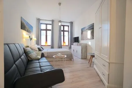 Wohnzimmer Charmantes Apartment Thor in zentraler Lage in Schleswig