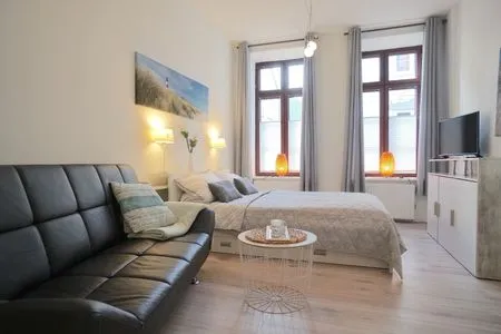 Wohnzimmer Charmantes Apartment Thor in zentraler Lage in Schleswig