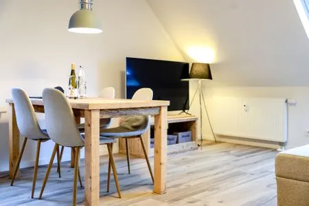 Wohnzimmer Smart Resorts Haus Opal Ferienwohnung 404