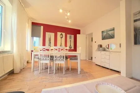 Wohnzimmer Ferienwohnung Möwe in bester zentraler Lage