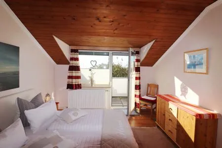 Schlafzimmer Haus am Kurpark Wohnung 24