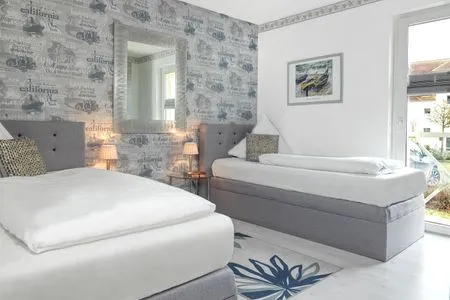 Schlafzimmer Residenz am Yachthafen Muschelsucher