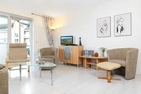 Living room Residenz am Yachthafen Muschelsucher