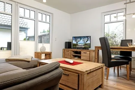 Living room Doppelhäuser zum Reetmoor Haus Kirsten