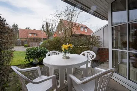 Terrasse (OST29b) Ferienwohnung "Muschelbank"