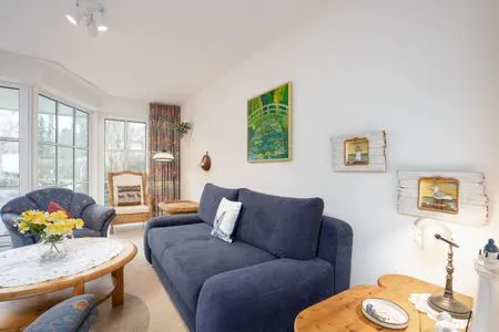 Wohnzimmer (OST29b) Ferienwohnung "Muschelbank"