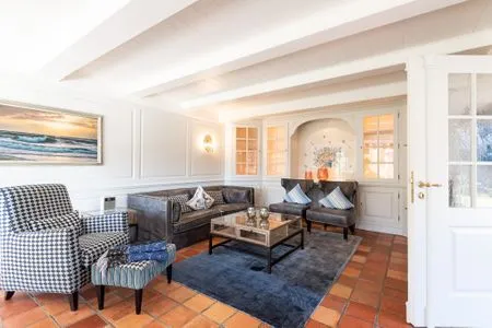 Wohnzimmer Rosenhaus unter Reet