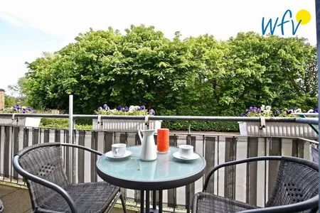 Balkon Haus Bahnhofstraße 11a Ferienwohnung "Kleine Inselliebe"