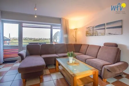Wohnzimmer Holiday Residenz II Ferienwohnung Borkumer Abendsonne
