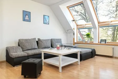 Wohnzimmer Haus Seeblick Maritim