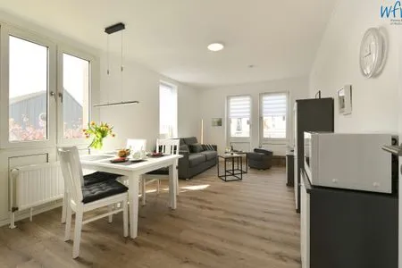 Wohnzimmer Meerhus Ferienwohnung 4