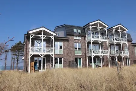 Hauptansicht Haus *Weiße Düne* Ferienwohnung *Weiße Düne 5*