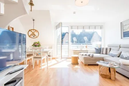 Wohnzimmer Haus Heidehörn App. 4