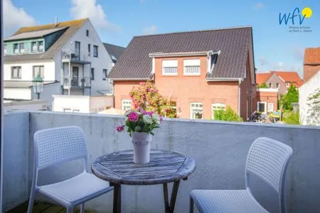 Balkon Traumschiff Borkum Ferienwohnung 3