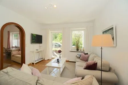 Schlafzimmer Ferienwohnung für 4 Personen am Borbyer Ufer mit zwei Sonnenterrassen