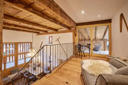 Living room Haus Hoamat - Bergfeuer