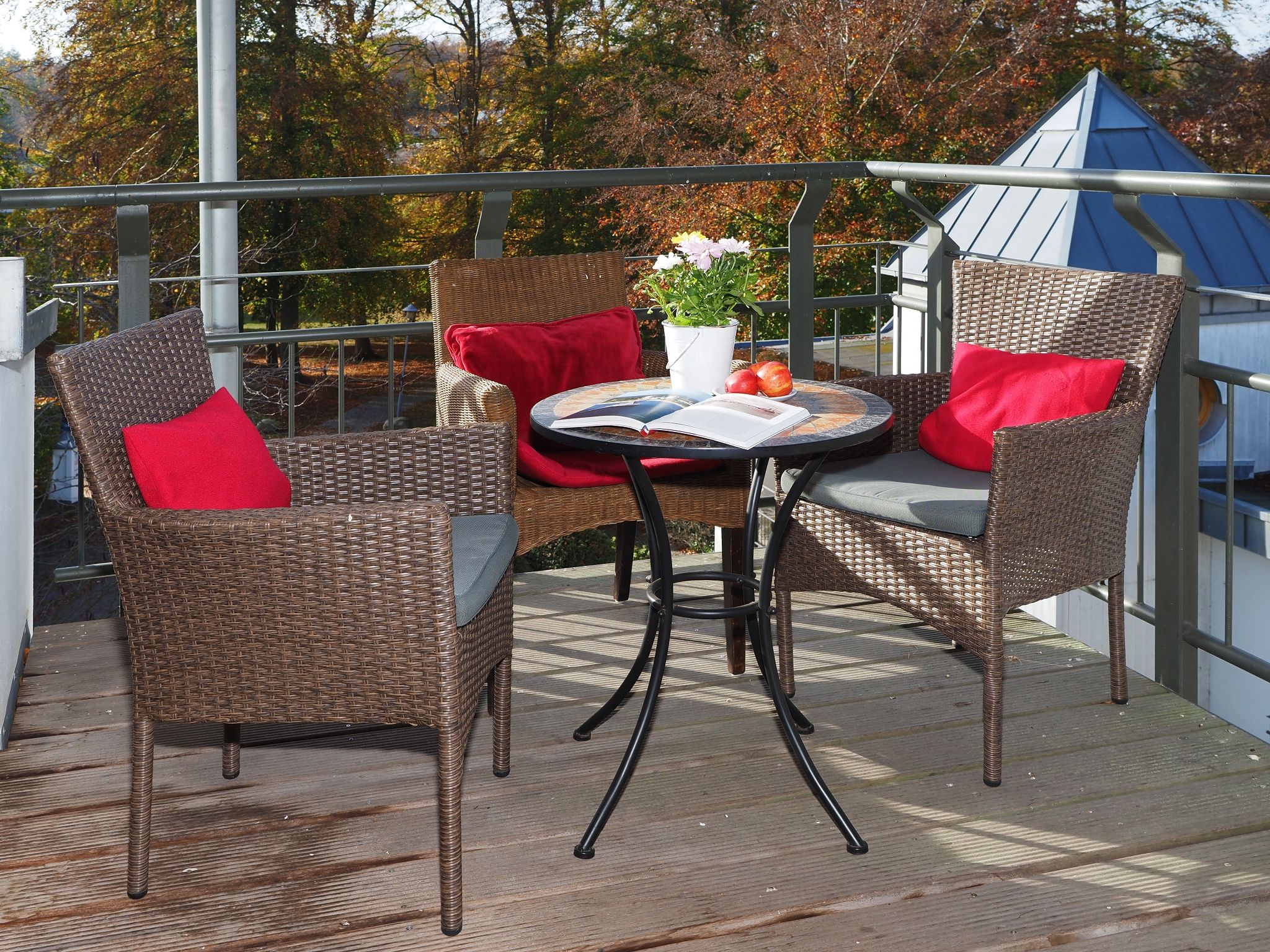 Kaiservillen Heringsdorf Ferienwohnung mit 1 Schlafzimmer und Balkon (D231) Insel Usedom - Balkon