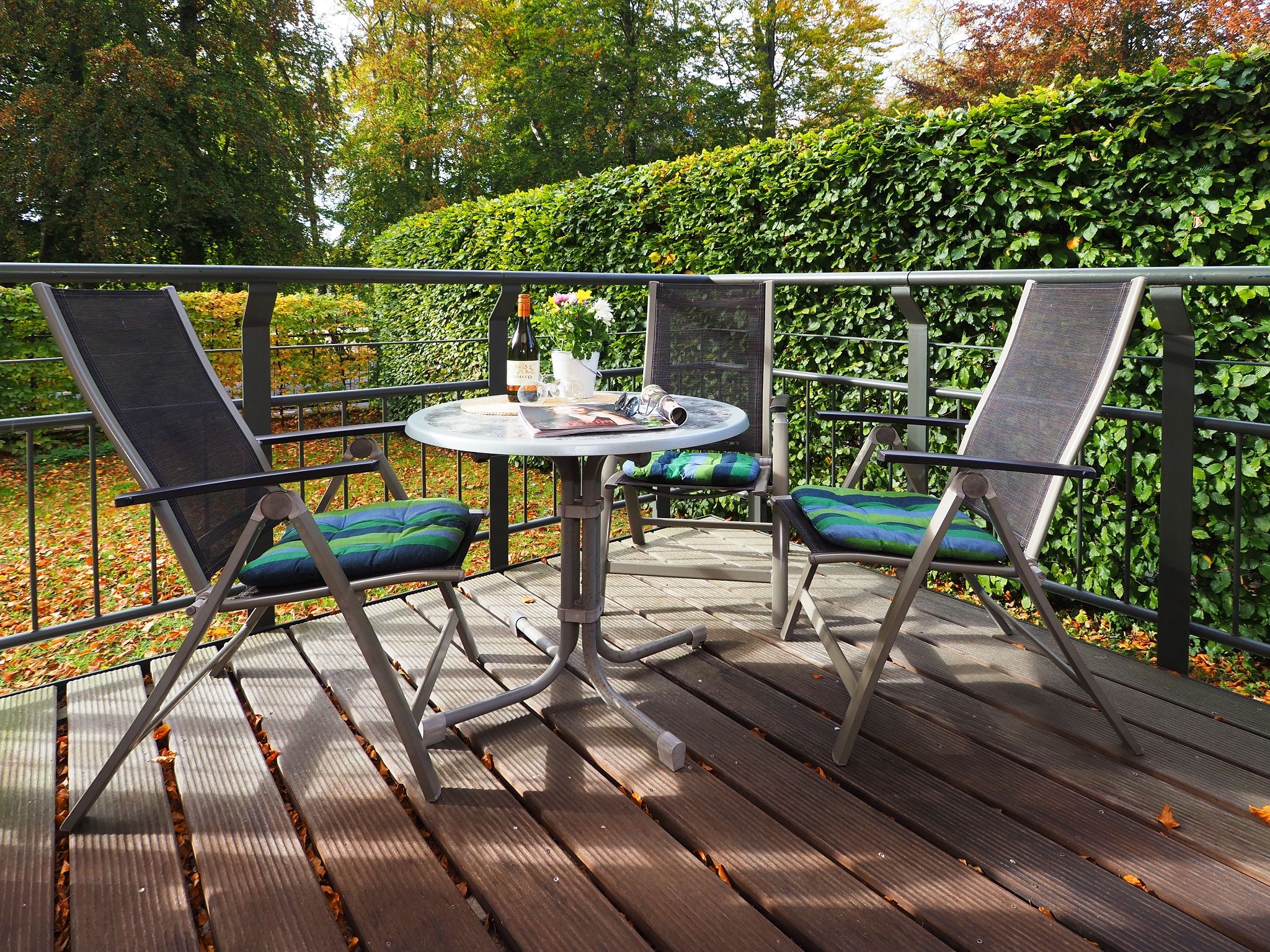 Kaiservillen Heringsdorf Ferienwohnung mit 1 Schlafzimmer und Balkon (D105) Insel Usedom - Balkon