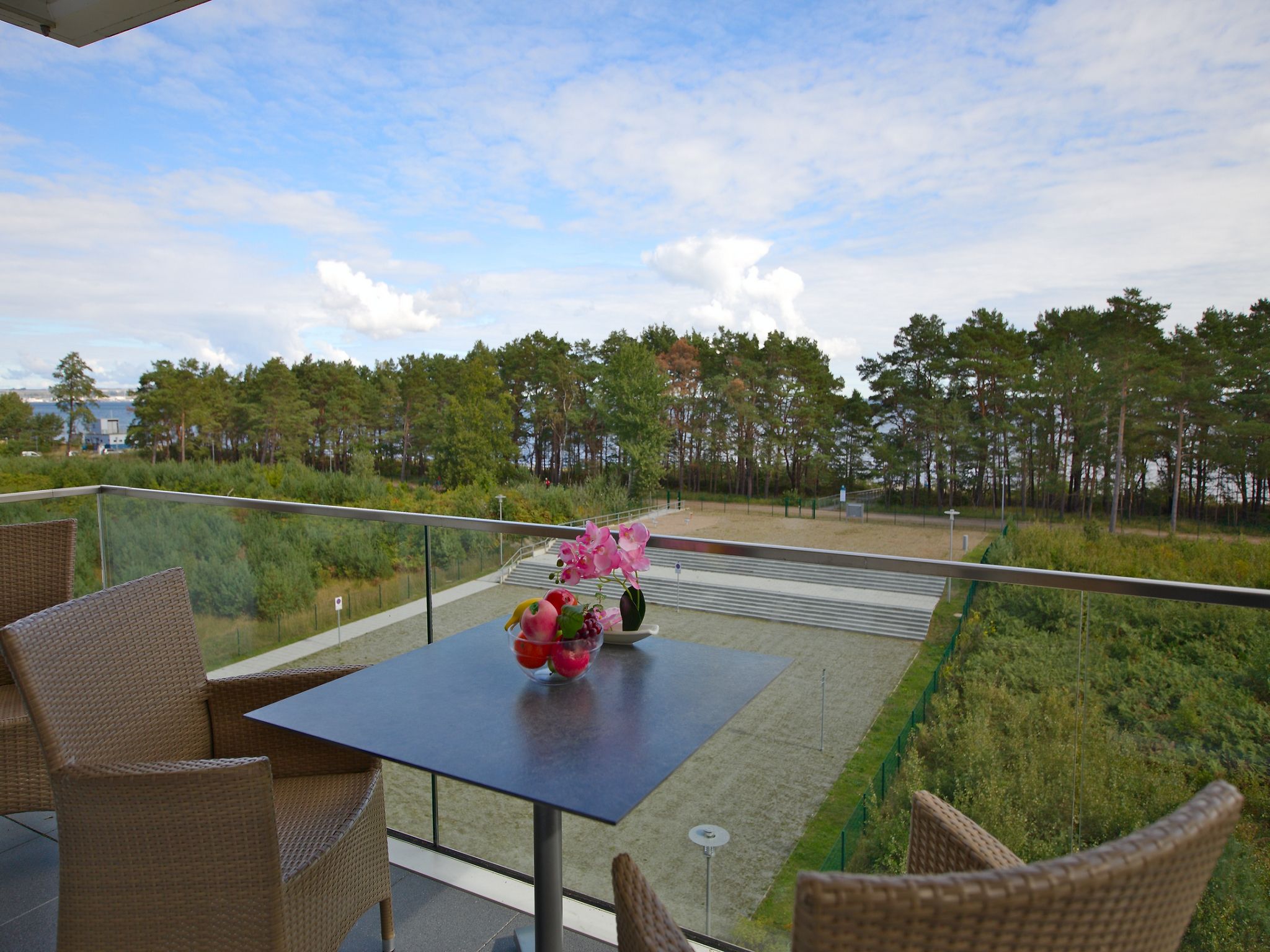 Dünenresidenz Prora Ferienwohnung mit Meerblick, 1 Schlafzimmer und Balkon (NP/421) Insel Rügen - Balkon