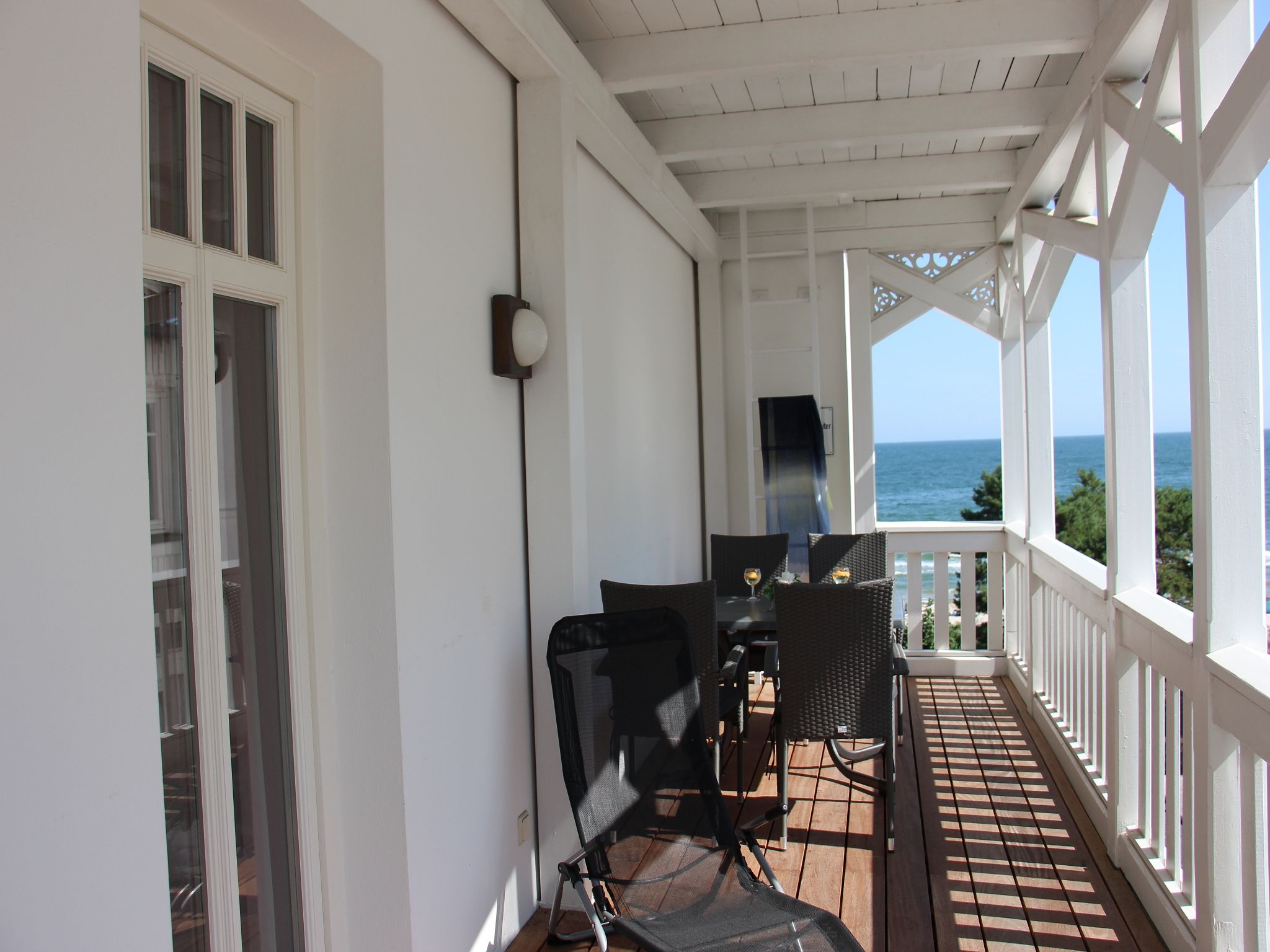 Strandvillen Binz Ferienwohnung mit Meerblick, 2 Schlafzimmern und Balkon (SV/761) Insel Rügen - Balkon