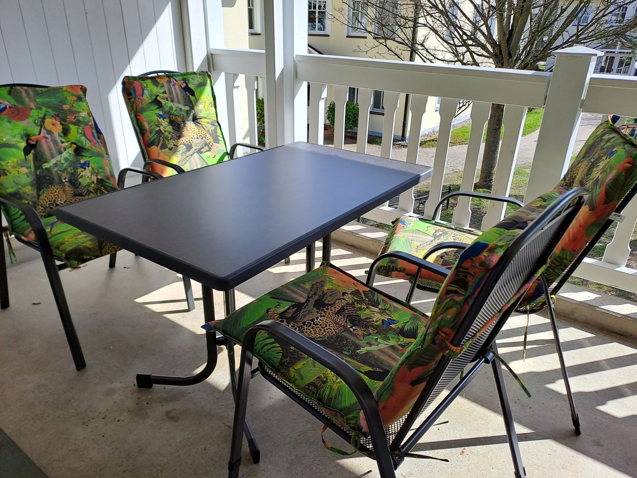 Dünenpark Binz Komfort Ferienwohnung mit 1 Schlafzimmer und Balkon im Obergeschoss (243) Insel Rügen - Balkon