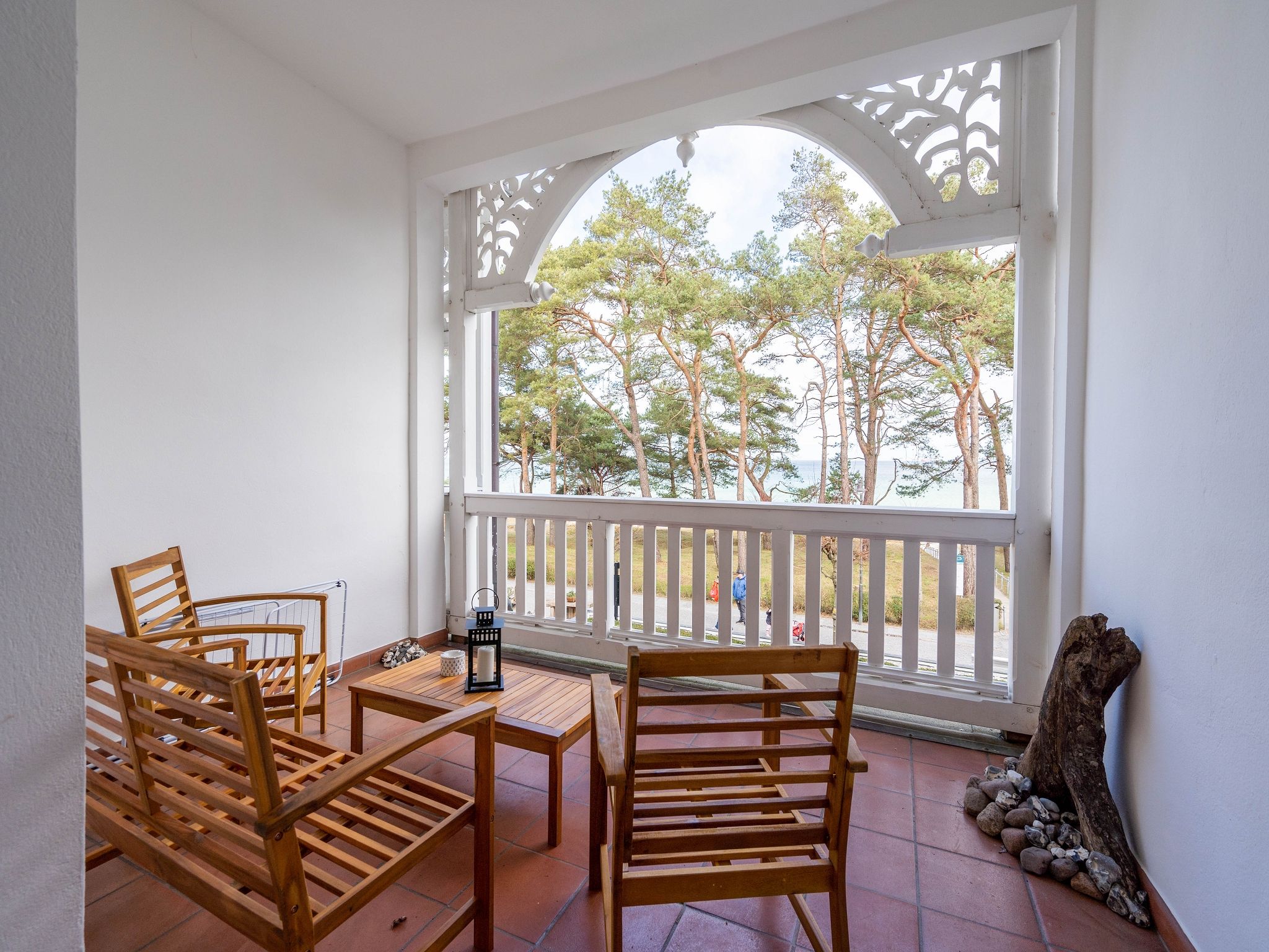 Strandvillen Binz Ferienwohnung mit Meerblick, 1 Schlafzimmer und Balkon (SV/611) Insel Rügen - Balkon