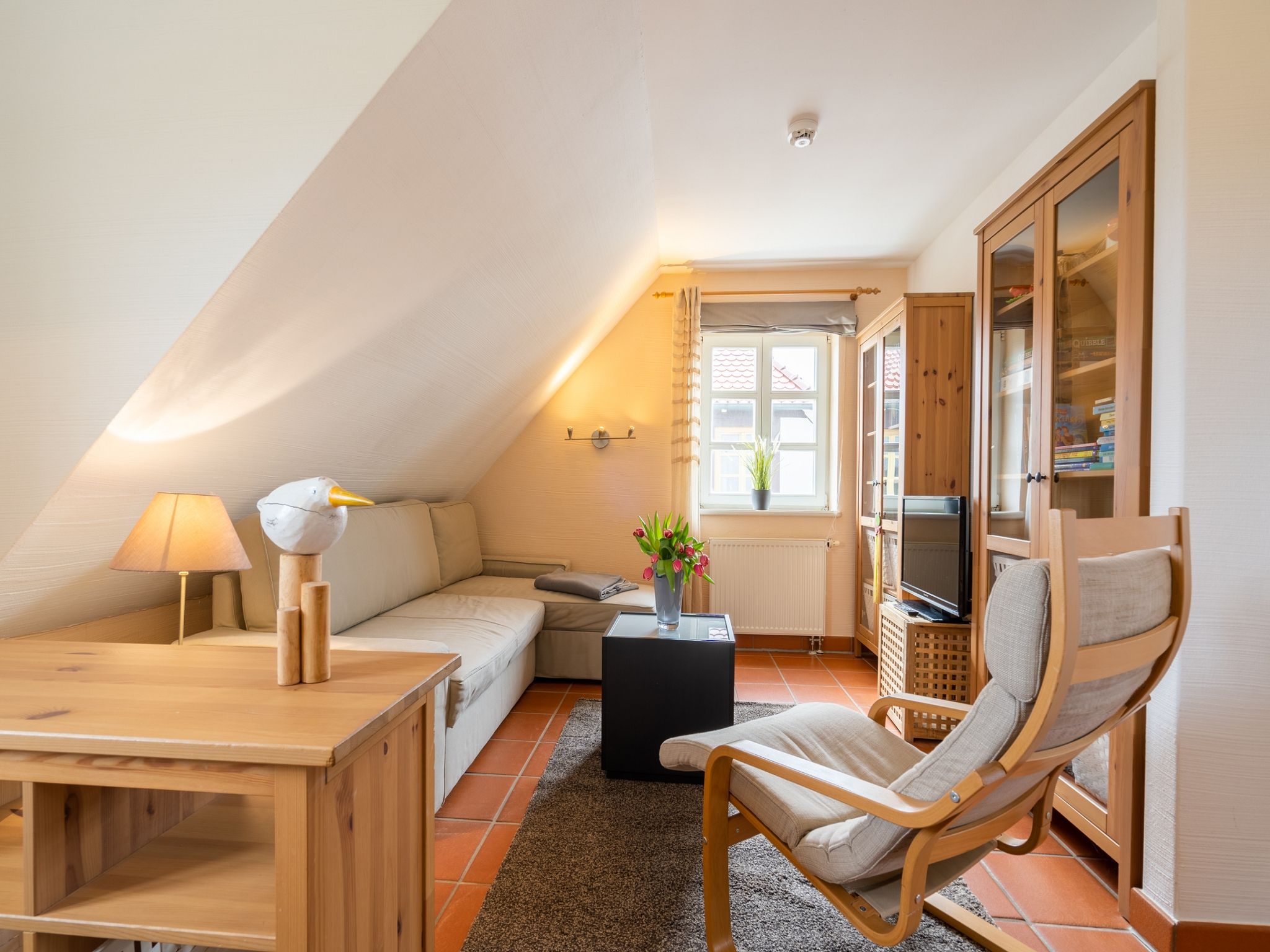 Feriendorf Rugana Klassik Ferienwohnung mit 1 Schlafzimmer (D26) Insel Rügen - Wohnzimmer
