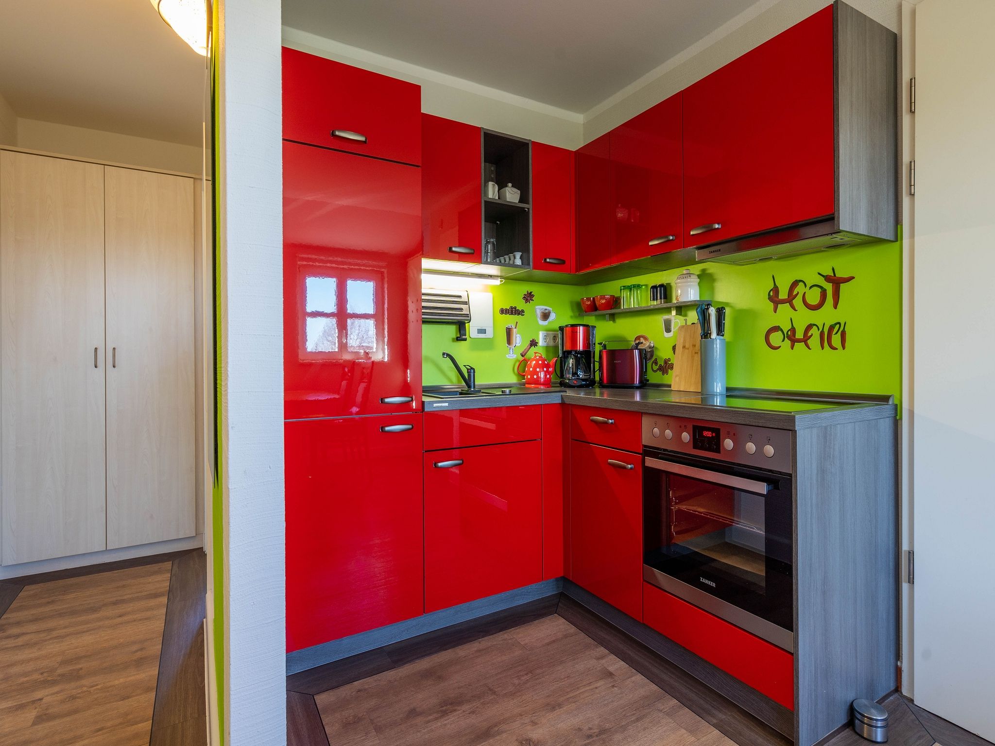 Feriendorf Rugana Komfort Ferienwohnung mit 1 Schlafzimmer (B63) Insel Rügen - Küche / Küchenzeile