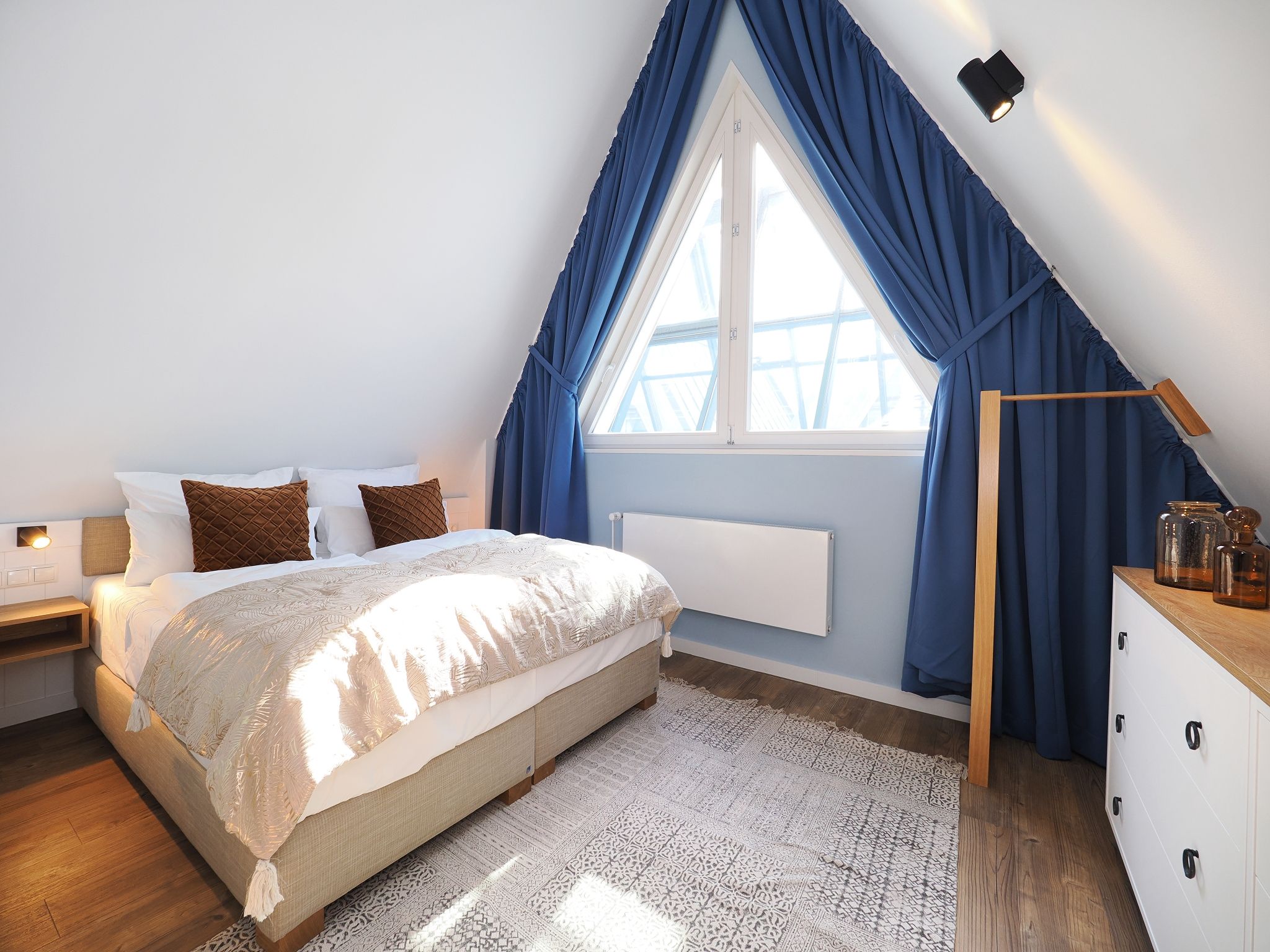 Kaiservillen Heringsdorf Ferienwohnung mit 1 Schlafzimmer und Balkon (S3) Insel Usedom - Schlafzimmer