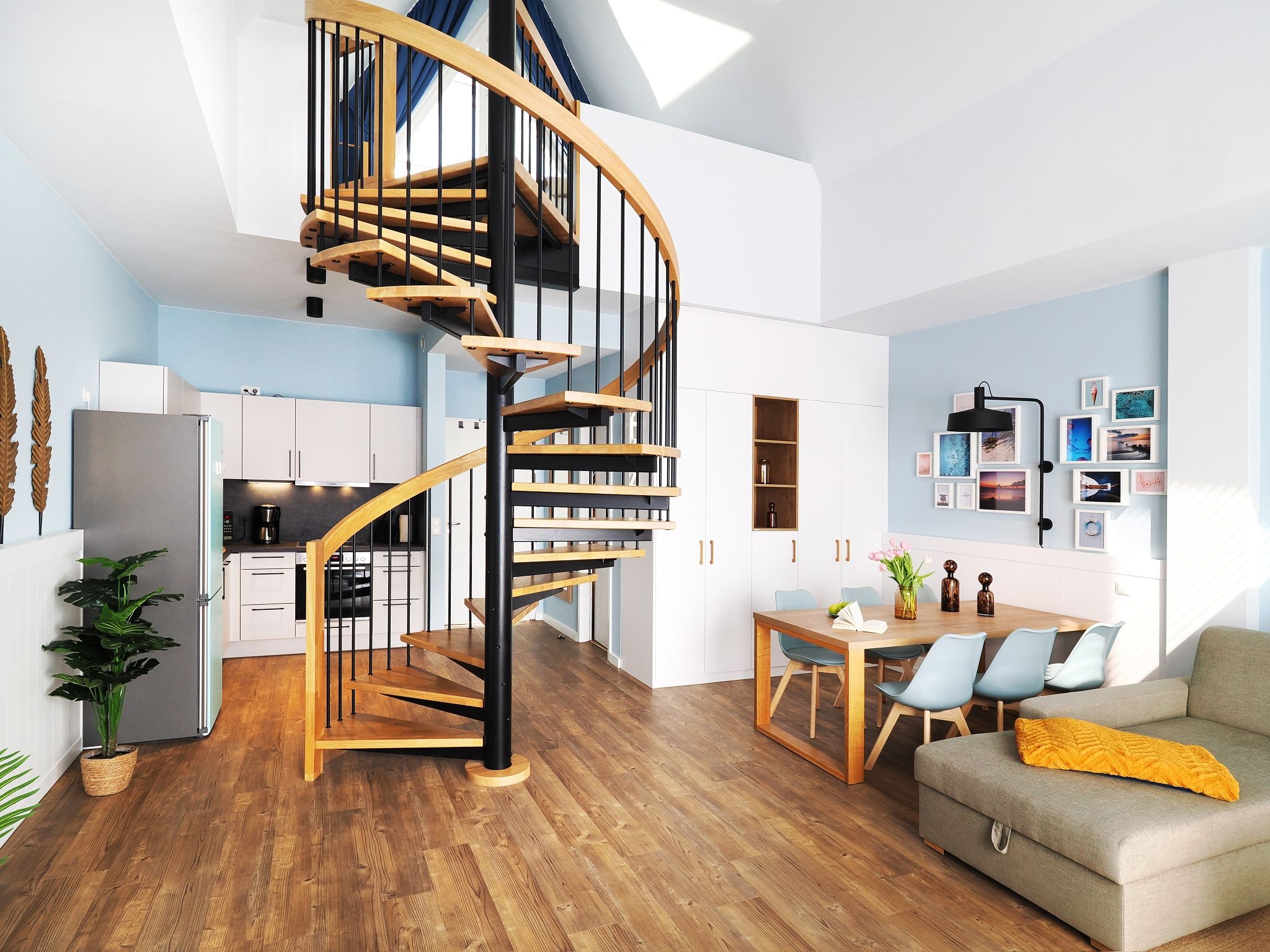 Kaiservillen Heringsdorf Ferienwohnung mit 1 Schlafzimmer und Balkon (S4) Insel Usedom - Wohnzimmer