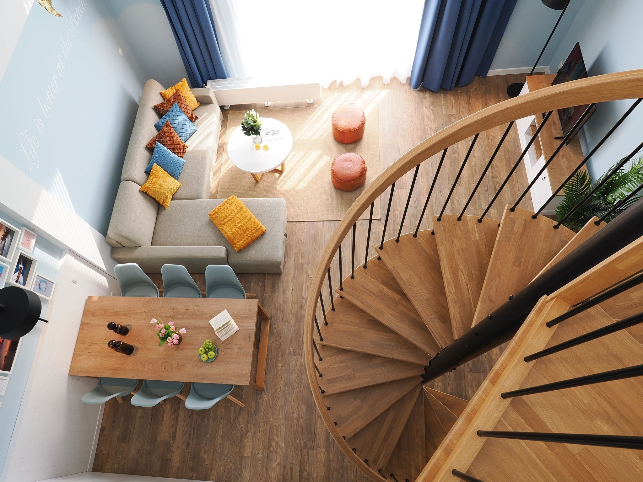 Kaiservillen Heringsdorf Ferienwohnung mit 1 Schlafzimmer und Balkon (S4) Insel Usedom - Wohnzimmer