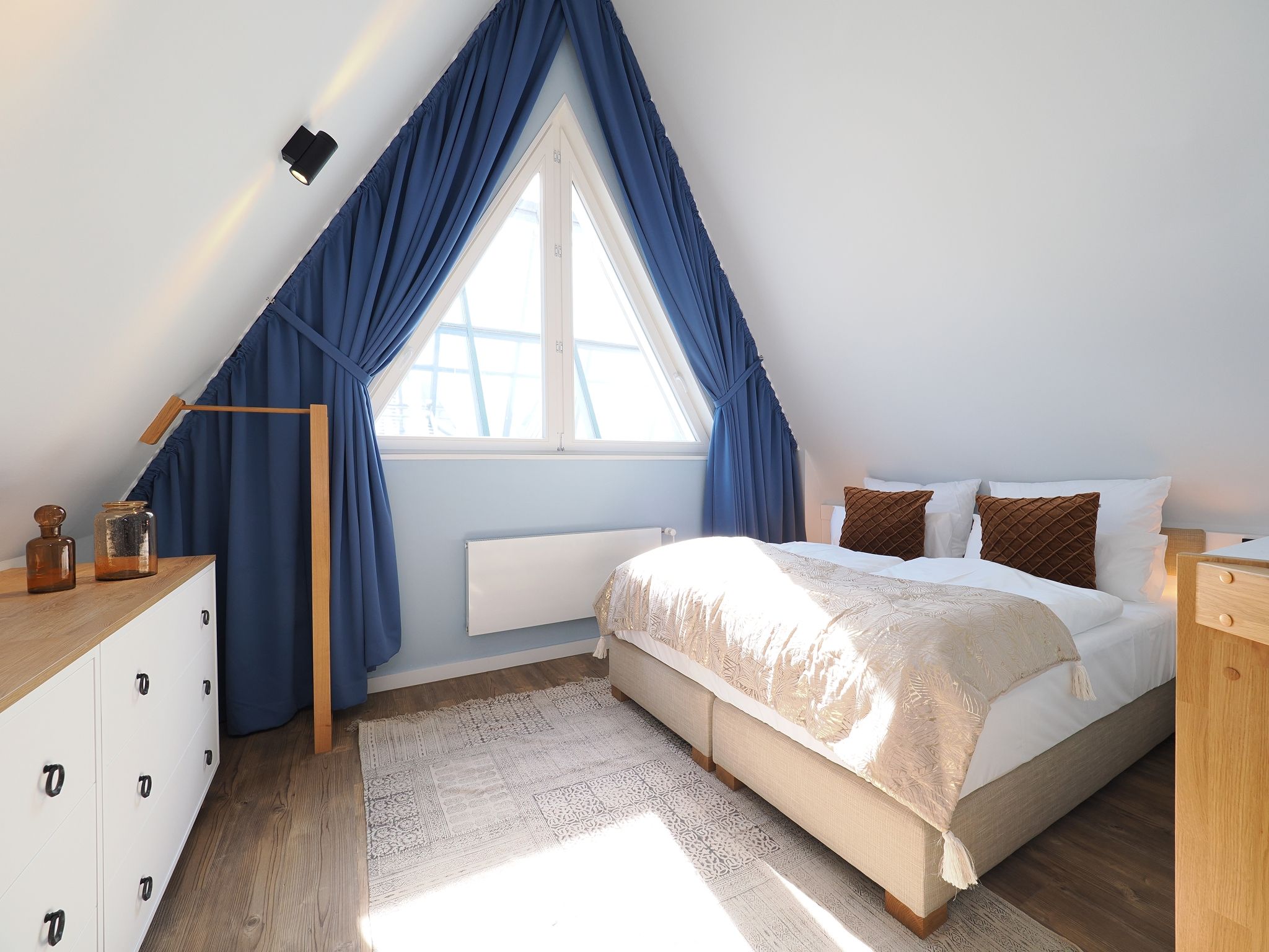 Kaiservillen Heringsdorf Ferienwohnung mit 1 Schlafzimmer und Balkon (S7) Insel Usedom - Schlafzimmer
