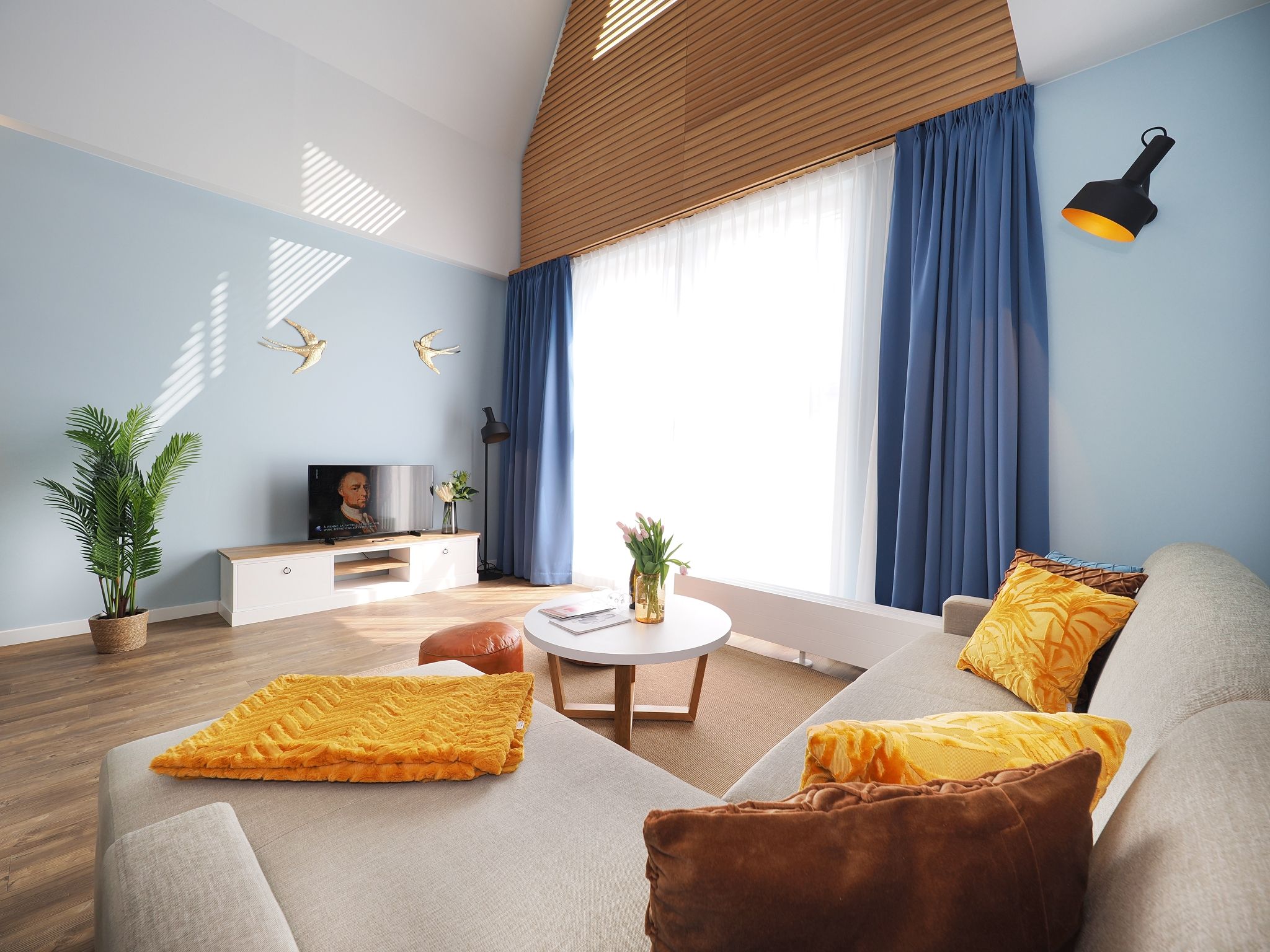 Kaiservillen Heringsdorf Ferienwohnung mit 1 Schlafzimmer und Balkon (S8) Insel Usedom - Wohnzimmer