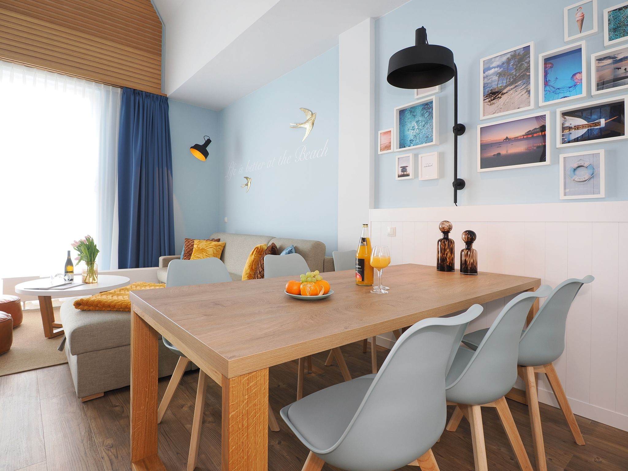 Kaiservillen Heringsdorf Ferienwohnung mit 1 Schlafzimmer und Balkon (S8) Insel Usedom - Wohnzimmer