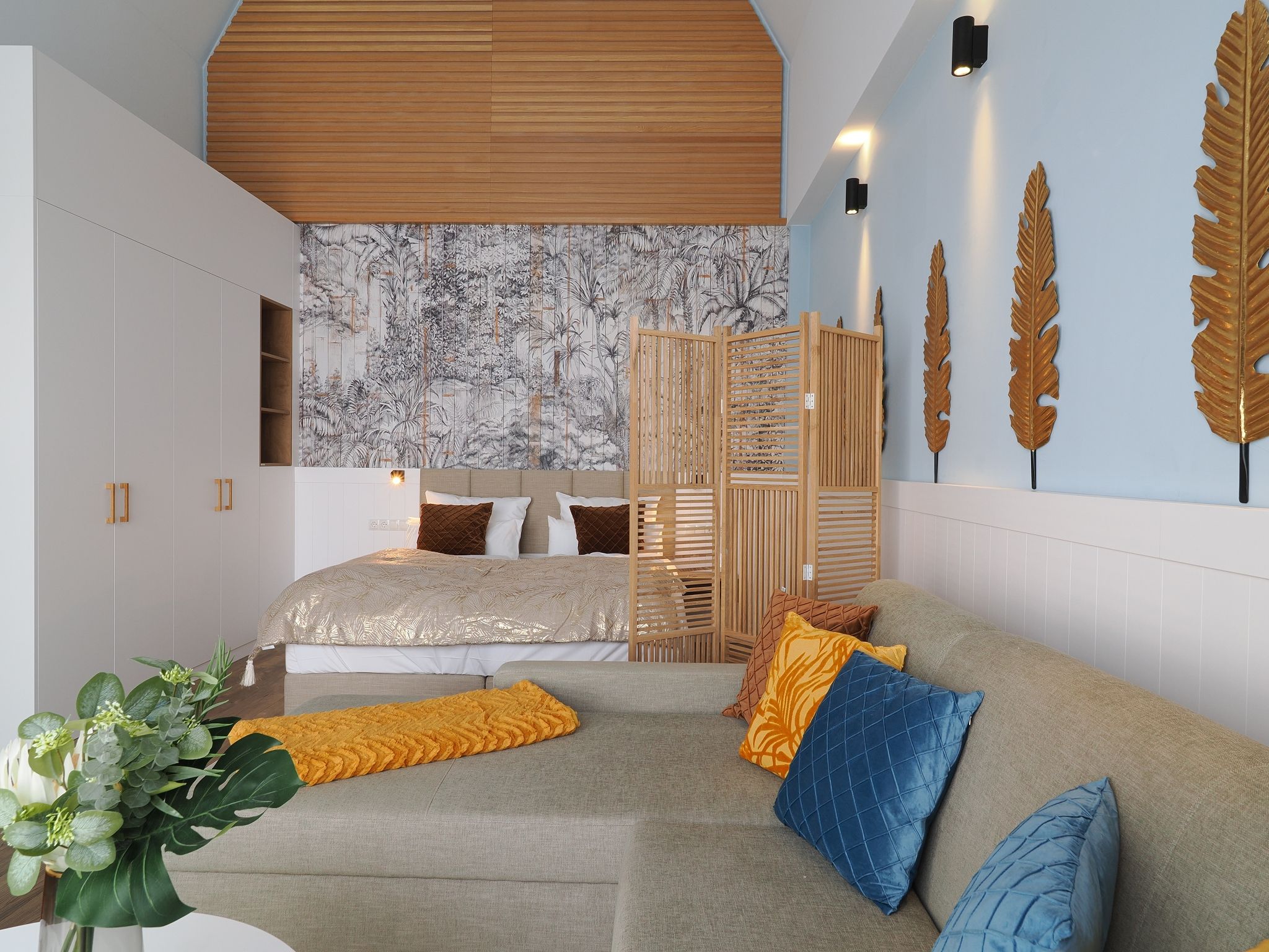 Kaiservillen Heringsdorf 1-Raum-Ferienwohnung mit Balkon zur Seeseite (S9) Insel Usedom - Bett